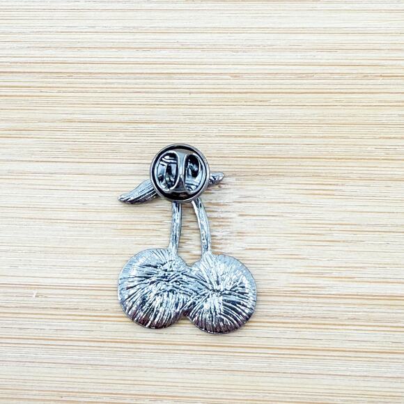 Cherry 8 Ball Enamel Pin - Picture 3 of 4